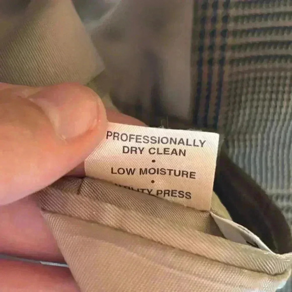 Vintage Hart Schaffner & Marx Brown Plaid Wool Suit Blazer Size 44L - Picture 10 of 11